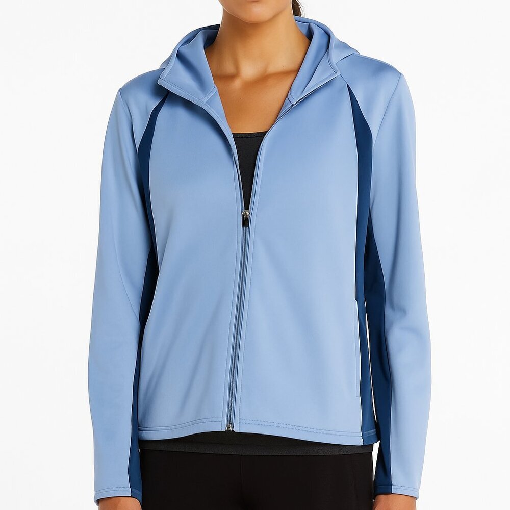 Hooded Womens Jacket Champion C9 Two Tone Zip Front Size Medium